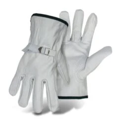 Boss X-Large White Cowhide Leather Driver Glove
