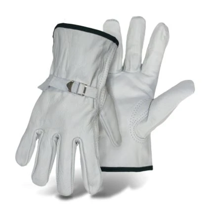 Boss X-Large White Cowhide Leather Driver Glove 3 Boss X-Large White Cowhide Leather Driver Glove
