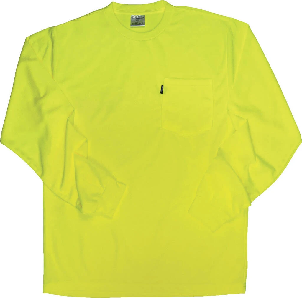 2x-Large High-Visibility Yellow Long-Sleeve Relaxed Fit T-Shirt 3 2x-Large High-Visibility Yellow Long-Sleeve Relaxed Fit T-Shirt