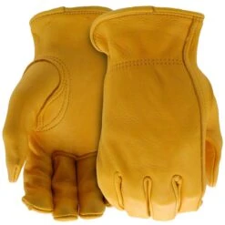 Boss Premium Deerskin Grain Leather Gloves With Gunn Cut Pattern In Size Large -Hand Tools Sale 84081
