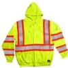 3x-Large High-Visibility Yellow Ansi 3 Hooded Sweatshirt
