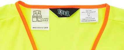 Large High-Visibility Yellow ANSI II Class 2 Solid Safety Vest 5 Large High-Visibility Yellow ANSI II Class 2 Solid Safety Vest - Image 3