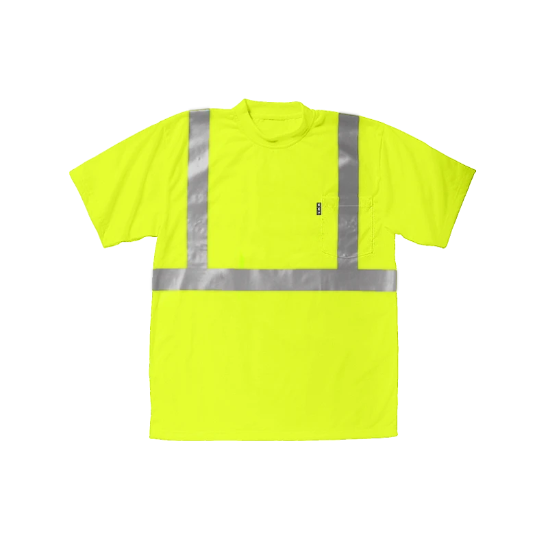 X-Large High-Visibility Yellow Waffle Short-Sleeve T-Shirt 3 X-Large High-Visibility Yellow Waffle Short-Sleeve T-Shirt