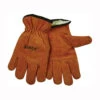 Men's Large Gold Suede Cowhide Leather Driver Gloves -Hand Tools Sale 8634164 HR