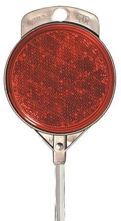 Aluminum Barrel Red Standard Driveway Marker