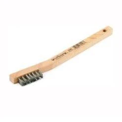 Forney 70506 Scratch Brush, Long Handle, Stainless Steel Bristle