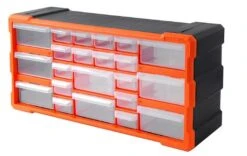 22 Drawer Small Parts Plastic Organizer Cabinet