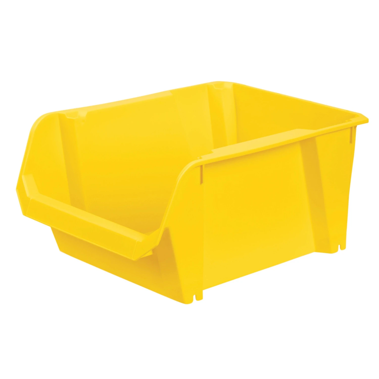 Stanley Stackable Polypropylene Storage Bin, Yellow, #4 3 Stanley Stackable Polypropylene Storage Bin, Yellow, #4
