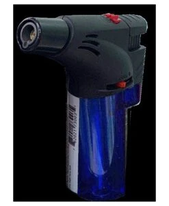 Single Flame Torch, Blue