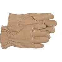 Boss Large Tan Pigskin Leather Driver Glove
