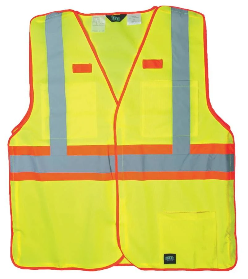 4x-Large High-Visibility Yellow ANSI Class 2 Break-A-Way Solid Vest 9 4x-Large High-Visibility Yellow ANSI Class 2 Break-A-Way Solid Vest - Image 7