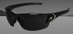Khor G2 Gloss Black Nylon Frame Safety Glasses With Non-Polarized Smoke Lens