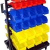 60-Piece Storage Bins With Double Sided Bin Rack -Hand Tools Sale MJ3201 60