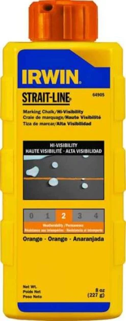 Irwin 8-Ounce Orange Powder Hi-Visibility Marking Chalk Refill